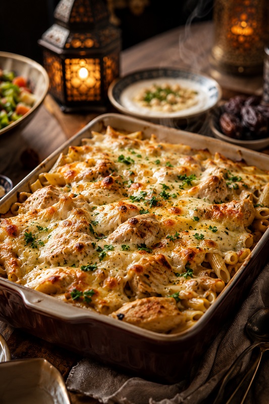 Creamy Chicken Pasta Bake