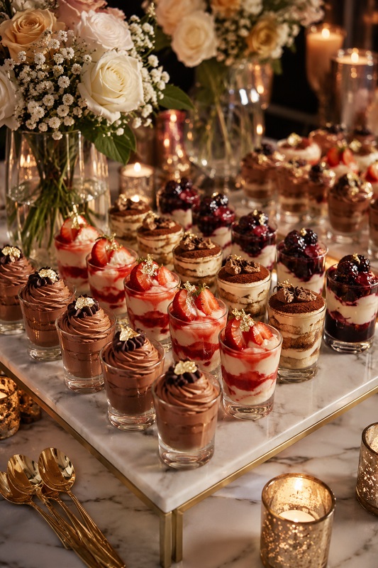 Decadent Dessert Shooter Bar