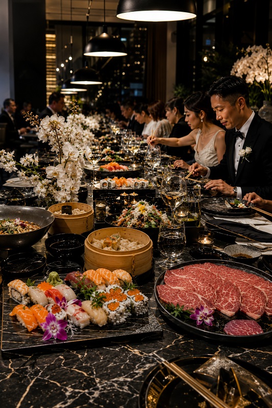 Elegant Asian Fusion Banquet