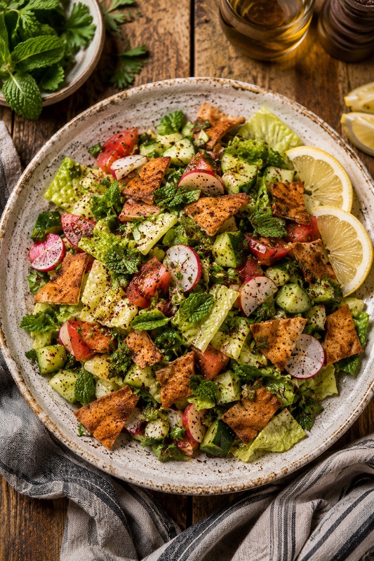 Fresh Fattoush Salad