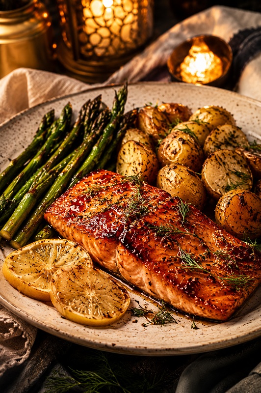 Honey Glazed Salmon