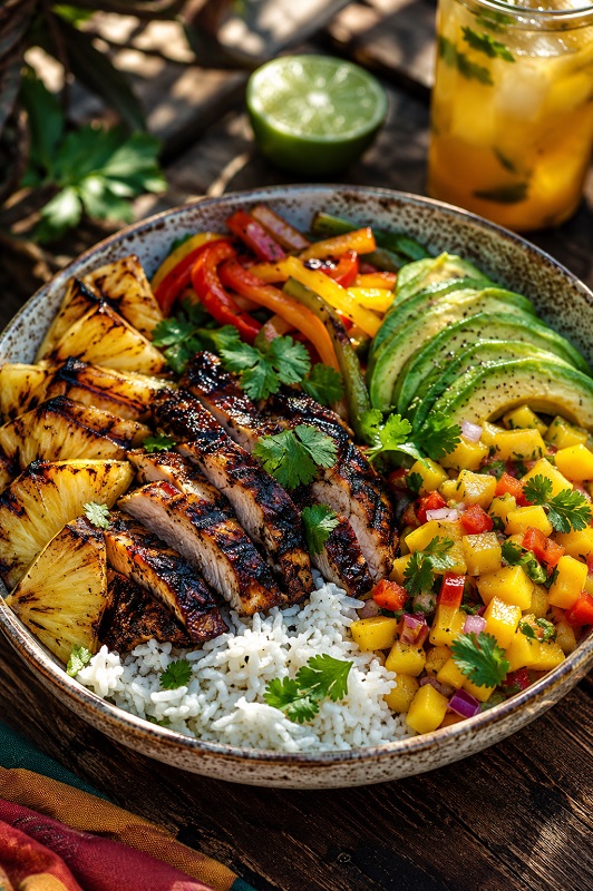 Jerk Chicken Rice Bowl