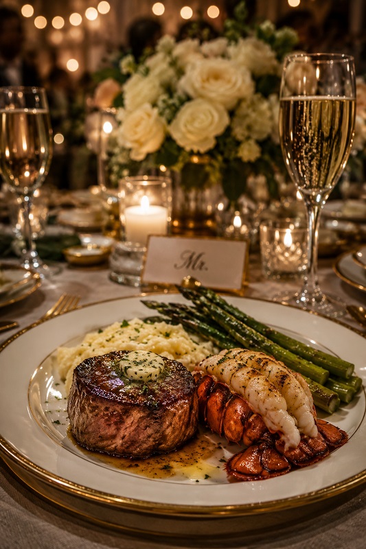 Luxury Surf and Turf Celebration