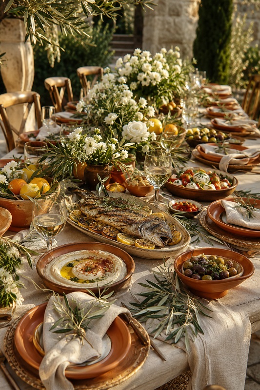 Mediterranean Garden Dinner