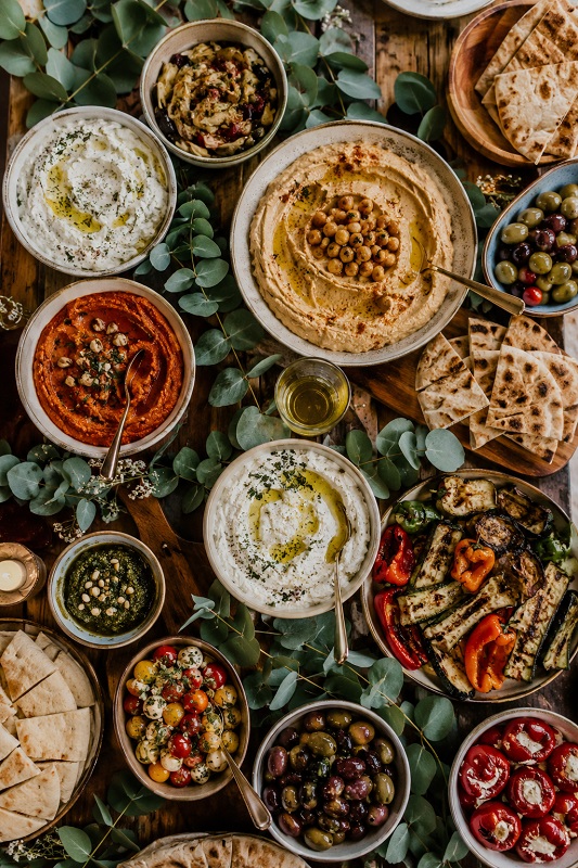 Mediterranean Mezze Display