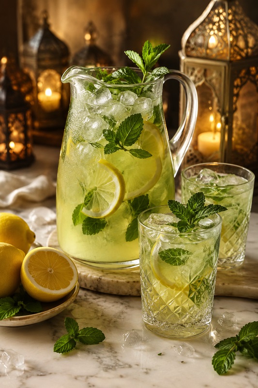 Refreshing Mint Lemonade