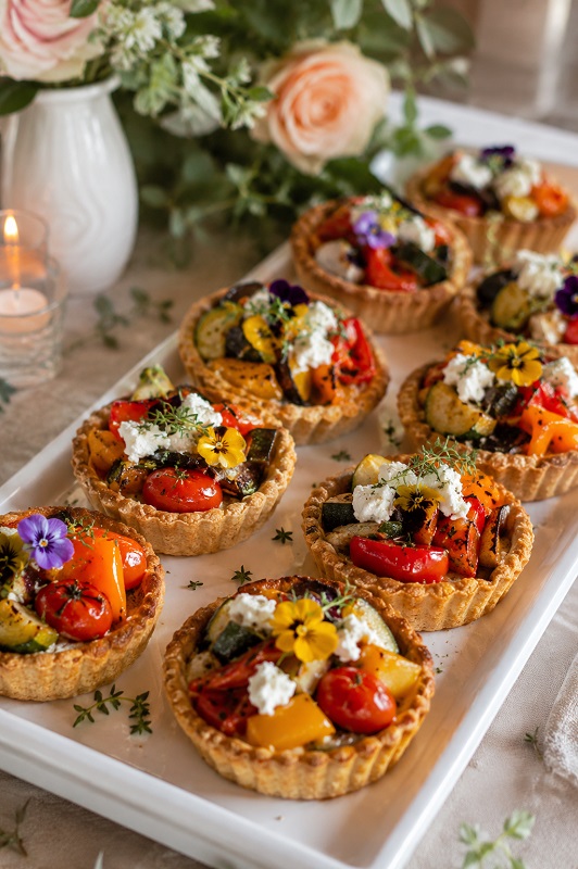 Roasted Vegetable Tartlets