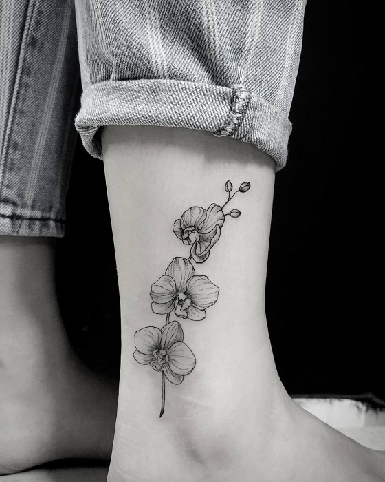 orchid tattoos