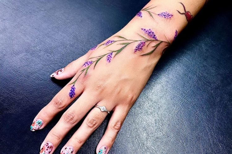 lavender tattoos