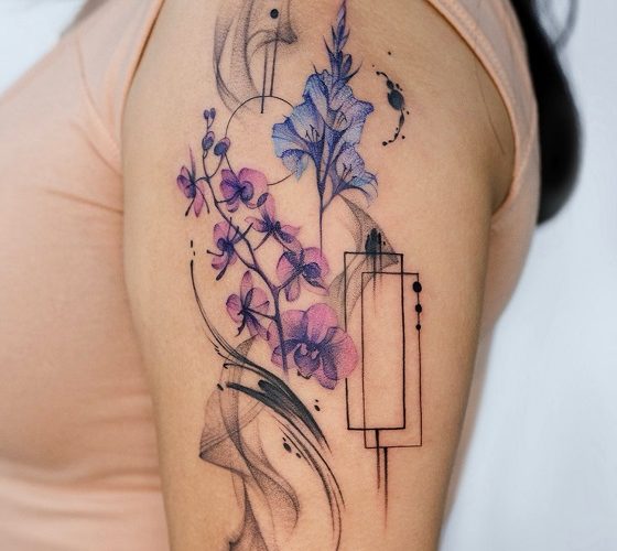 orchid tattoos