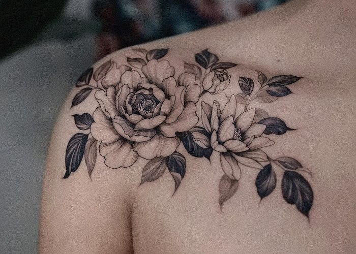 peony tattoos