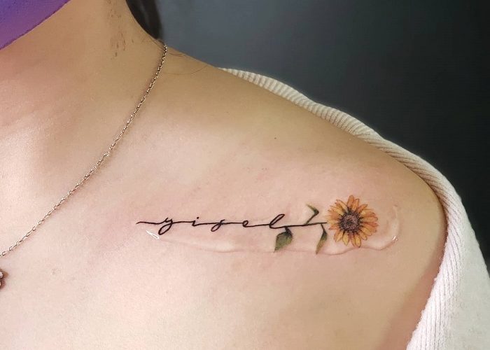 sunflower tattoos