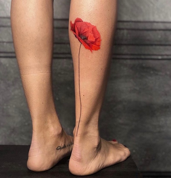 poppy tattoos